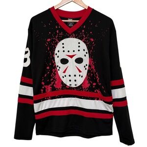Adult Jason Voorhees Blood Hockey Jersey Friday the 13th